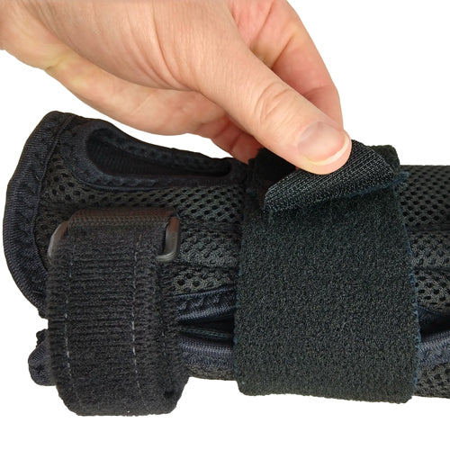 Blue Jay Deluxe Wrist Brace for Carpal Tunnel - Left Hand L/XL - Black
