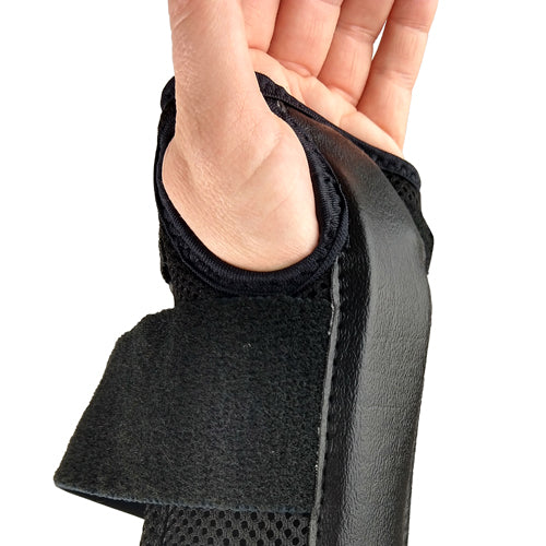 Blue Jay Deluxe Wrist Brace for Carpal Tunnel - Left Hand L/XL - Black
