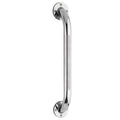 Carex 16-Inch Textured Chrome Grab Bar - Heavy Duty Steel, 250 lb Capacity