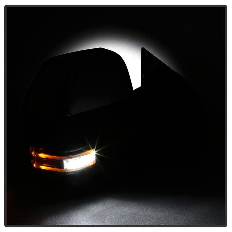 SPYDER xTune 15-17 Ford F-150 Heated LED Telescoping Pwr Mirrors - Clr (Pair) (MIR-FF15015S-G4-PWH-CL-SET) 9943072