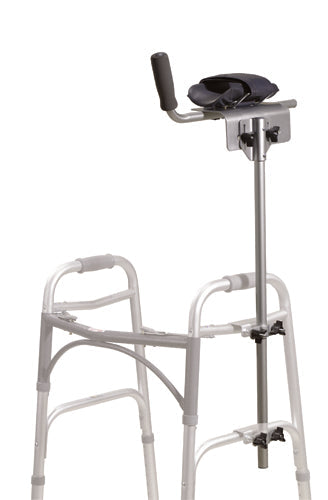 Drive Medical Walker & Crutch Platform Attachment, Universal Fit, 300 Lb Capacity, Adjustable Forearm Support