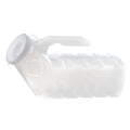 Male Urinal with Lid - Spill-Proof, Translucent & Easy-Grip