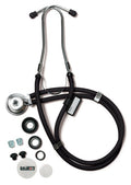 Sprague Rappaport Stethoscope - Black 5-in-1 Kit with Interchangeable Chestpieces