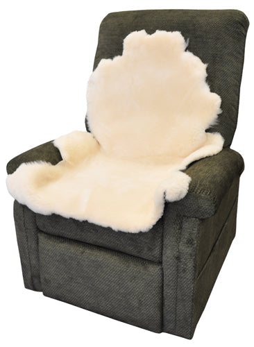 Natural Sheepskin Bed Pad for Pressure Sore Prevention - Large 6-7 sq ft