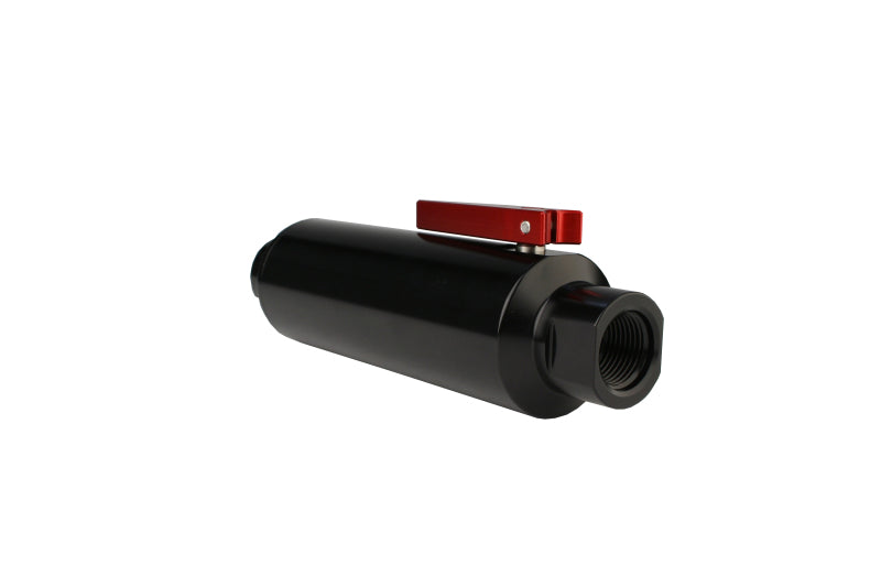 Aeromotive ORB-10 Shutoff Valve Fuel Filter