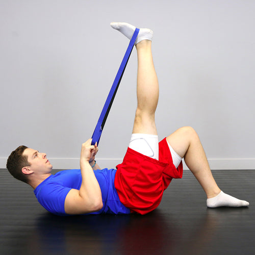 CanDo Elastic Stretch Strap for Dynamic Stretching & Increased Flexibility