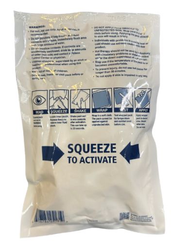Instant Hot Pack 5 x 9 - 20 Minute Heat for First Aid - Each Pack