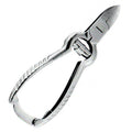 Stainless Steel Toe Nail Clipper - 5.5" Barrel Spring Concave Jaw for Thick Nails