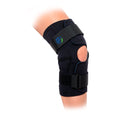 Wrap-Around Hinged Knee Brace 3XL (21-24" Knee Circumference) - Medial/Lateral Support for Sprains & Strains