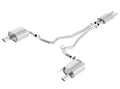 Borla Cat Back 15-17 Ford Mustang 3.7L V6 MT/AT 2.25in Pipe 4in Single Round Rolled Tips 140587