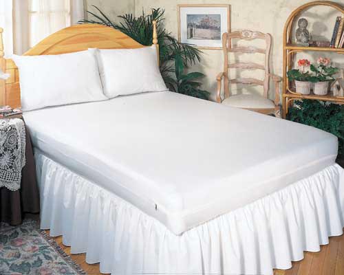 Allergy Relief Mattress Cover Twin-Size 39x75x9 Waterproof Zippered Protector