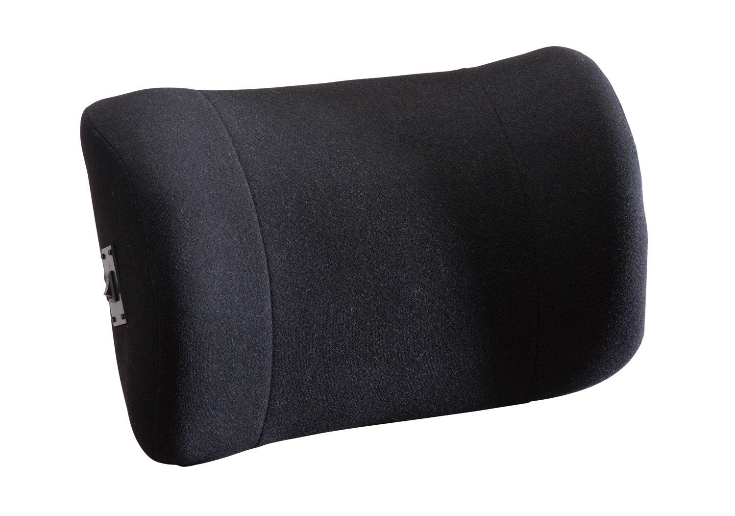 Obusforme Lumbar Support with Massage - Black - Portable Back Cushion for Home, Office, Car