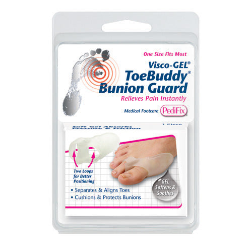 Visco-GEL ToeBuddy Bunion Guard - One Size - Bunion Relief and Protection - Each