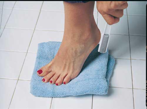 Dual Action Foot File - Callus Remover with Fine Emery & Coarse Stainless Steel - Each