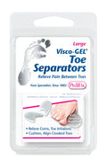 Visco-Gel Toe Separators Extra Large Pk/2 - Corn & Cramping Relief