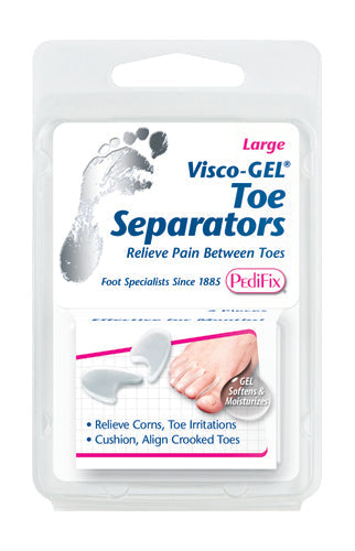 Visco-Gel Toe Separators Extra Large Pk/2 - Corn & Cramping Relief