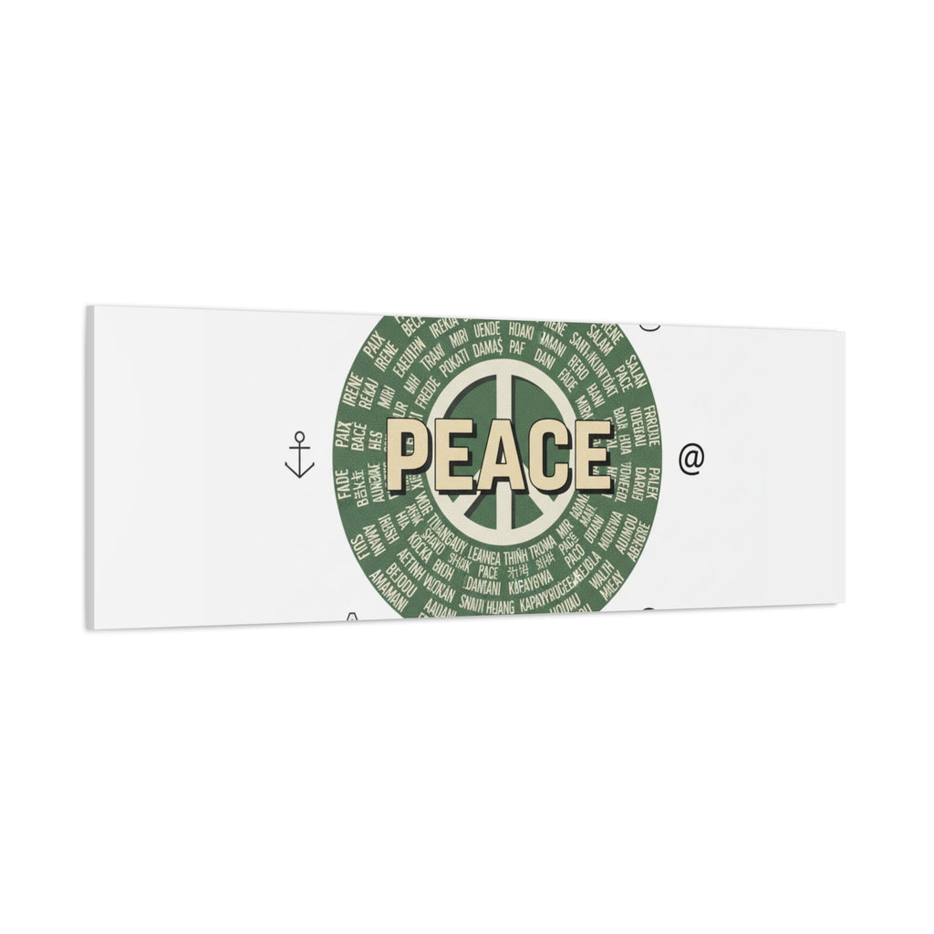 Peace doodle canvas | hand drawn sketch aesthetic, handwritten message