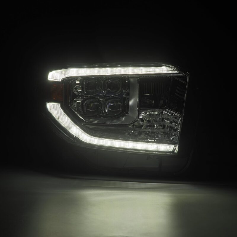 AlphaRex 14-21 Toyota Tundra NOVA LED Proj HL Chrome w/Actv Light & Seq. Sig + Switchback DRL 880831 *Discontinued
