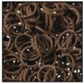 Braidettes Braiding Bands- DARK BROWN