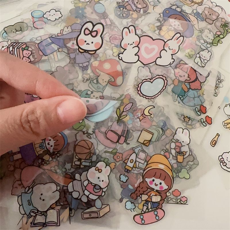 Non-duplicate PET Journal Stickers