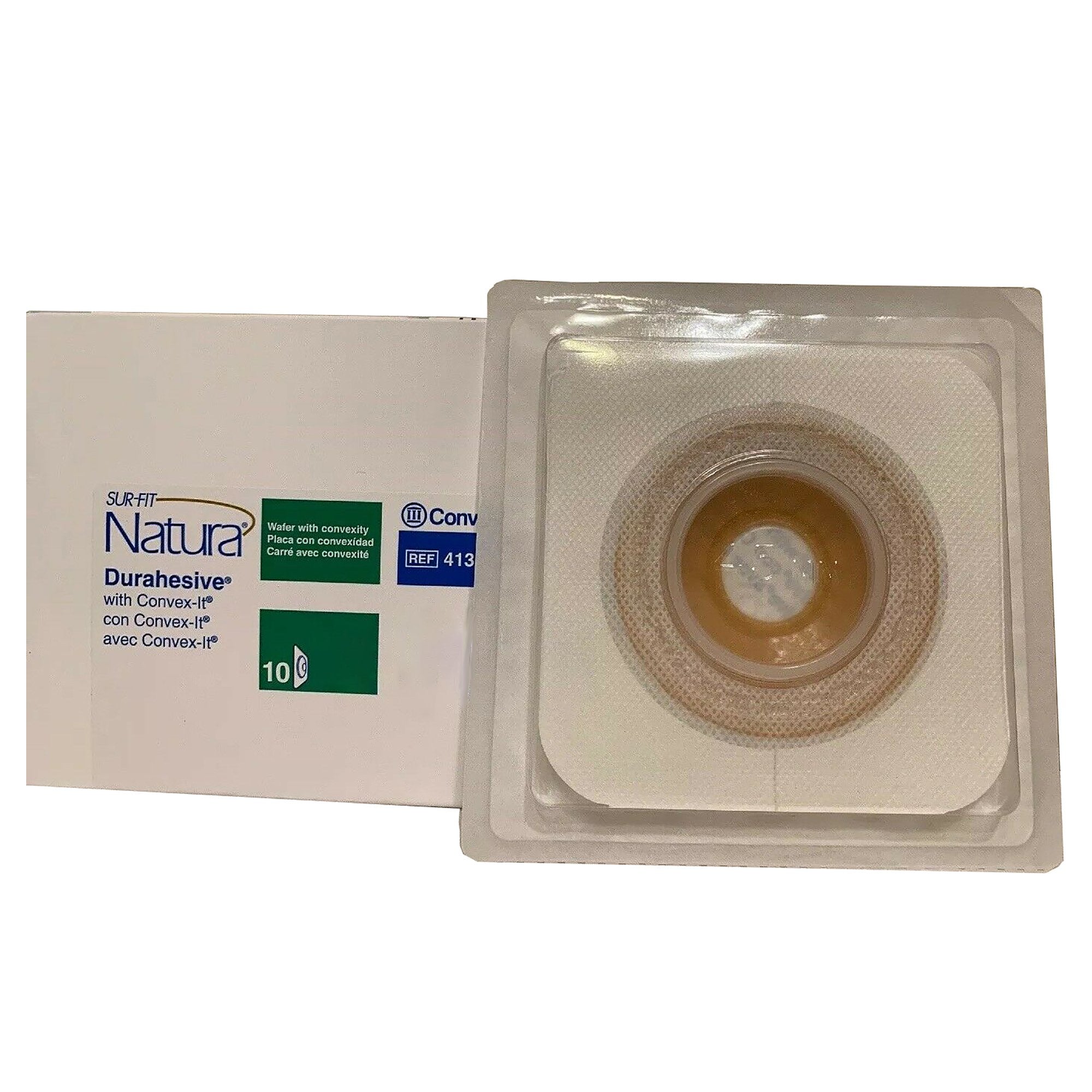 Sur-Fit Natura® Durahesive® Ostomy Barrier With 7/8-1¼ Inch Stoma Opening 411802