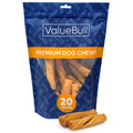 ValueBull USA Pig Skin Twist Rolls for Dogs, 4-5 Inch, Smoked, 25 Count