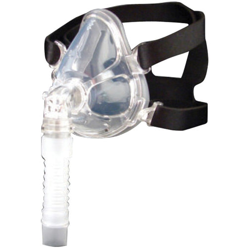 Deluxe Full Face CPAP Mask with Soft Silicone Cushion & Headgear - Large