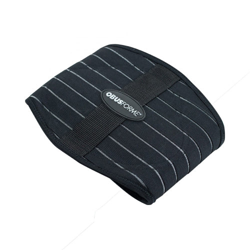 ObusForme Men's Back Support Belt, S/M, Black, Adjustable Lumbar Support for Posture & Lifting
