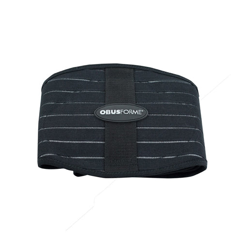 ObusForme Men's Back Support Belt, L/XL, Black, Adjustable Lumbar Support for Posture & Lifting