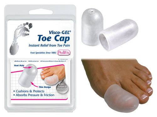 Visco-GEL X-Large All Gel Toe Cap for Corns, Ingrown Nails & Hammer Toes