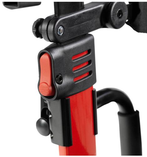 Nitro Duet Rollator & Transport Wheelchair Combo, Red