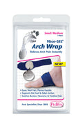 Visco-GEL Arch Support Wrap - Small/Medium - Cushioned Arch Support for Foot Pain Relief