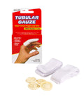 Tubular Gauze with Finger Cots - 4 Cotton Tubes & 4 Rubber Cots - Finger Protection & Wound Care