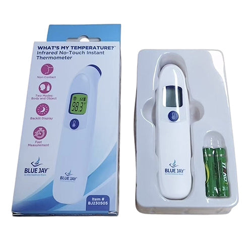 Non-Contact Infrared Thermometer: 1-Second Accuracy and Dual-Mode Tracking by Blue Jay