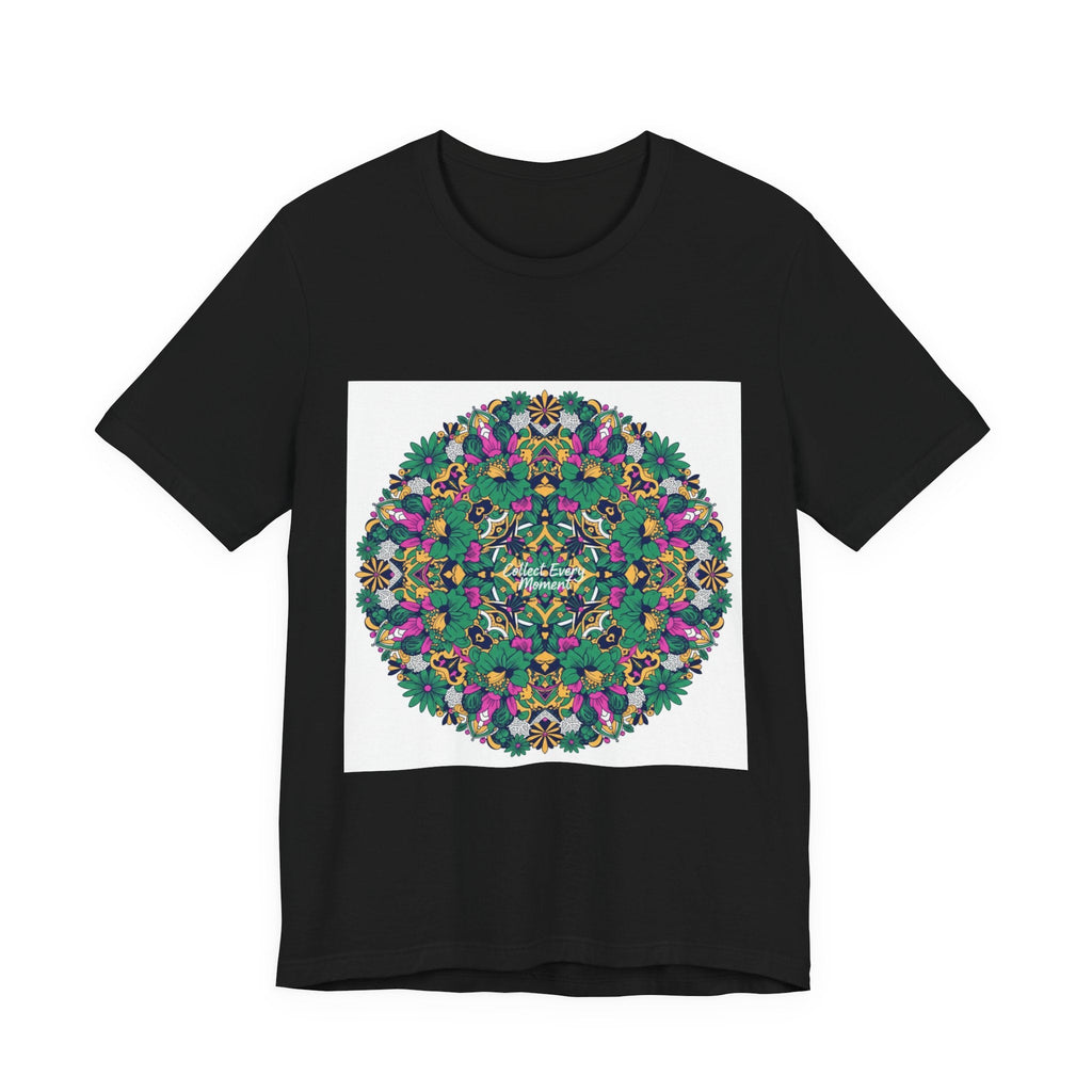 Psychedelic Botanical Mandala Tee | Festival Graphic T-Shirt