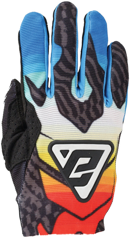 Answer 24 Aerlite Drip Gloves Black/White/Rainbow - Small 442729