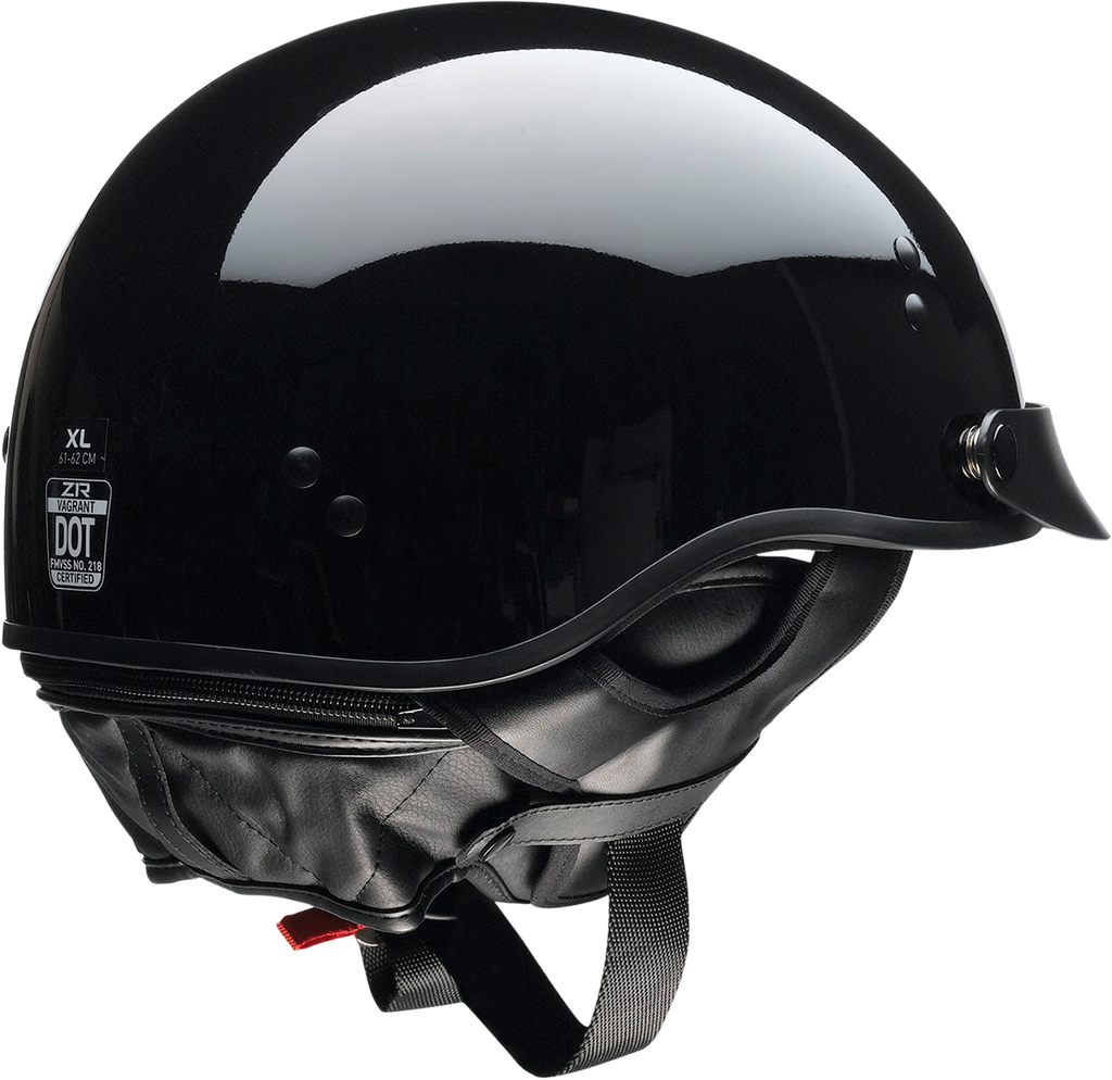 Z1R, Z1R Vagrant NC Helmet in Black (Part Number 0103-1366) - Extra Small