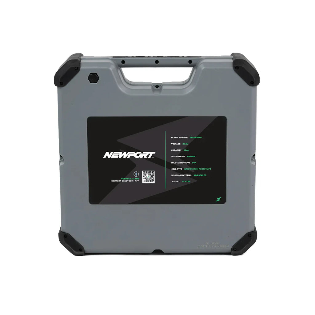 Newport Vessels 24V 50Ah LoPRO Lithium LiFePo4 Battery
