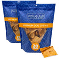 ValueBull USA Collagen Chips Dog Chews, Natural Long-Lasting Chicken Infused Dog Treats, 2 Pound
