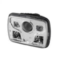 SPYDER Xtune Rectangular SeaLED Beam 7X6 Inch LED Headlights ( High/Low Beam ) Chrome PRO-JH-7X6LED-HL-C 9026799