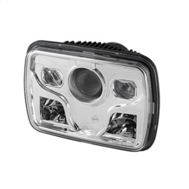 SPYDER Xtune Rectangular SeaLED Beam 7X6 Inch LED Headlights ( High/Low Beam ) Chrome PRO-JH-7X6LED-HL-C 9026799