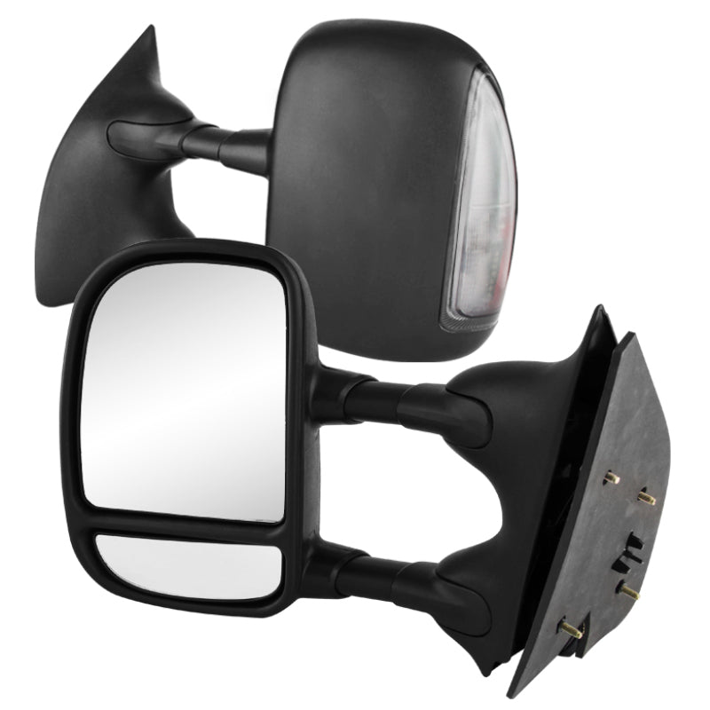 SPYDER Xtune Pair Ford Superduty 02-07 Manual Extendable Manual Adjust Mirror Smoke MIR-FDSD99S-MA-SM 9925030