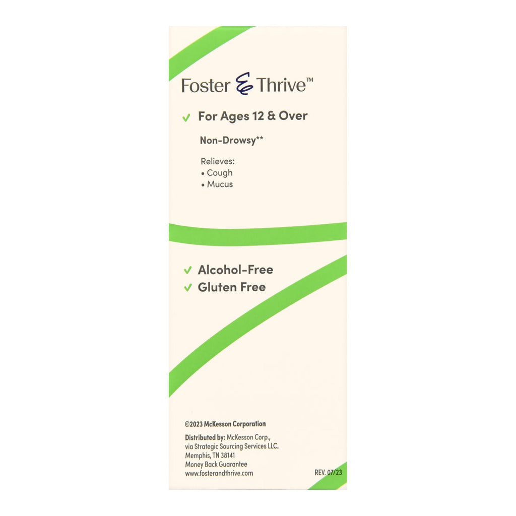 Foster & Thrive™ Adult Tussin DM Liquid, Raspberry Flavor 70677103501