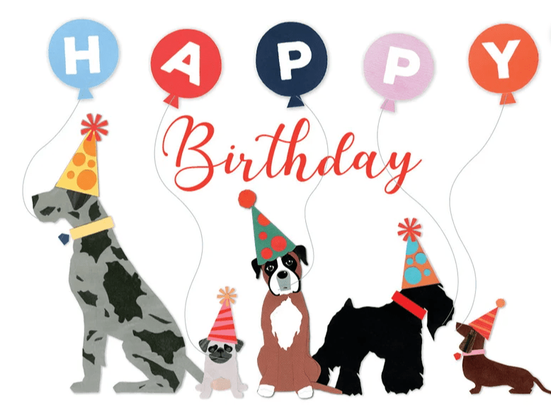 Birthday Stuffed & Squeaky Toys for Dogs & Puppies