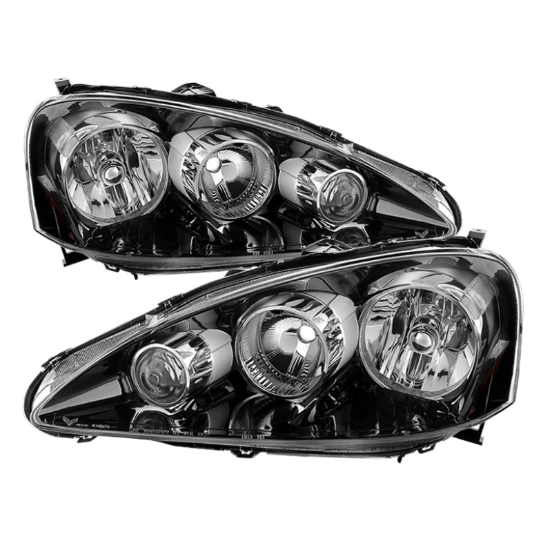 SPYDER Xtune Acura Rsx 2005-2006 OEM Style Headlights -Black HD-JH-ARSX05-AM-BK 9029516