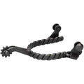 Ladies Black Twisted Roping Spur