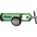 Oxygen Regulator 0-8 LPM for D/E Tanks (CGA870) - Lightweight, Brass Core, 6-Year Warranty