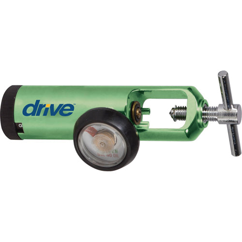 Oxygen Regulator 0-8 LPM for D/E Tanks (CGA870) - Lightweight, Brass Core, 6-Year Warranty