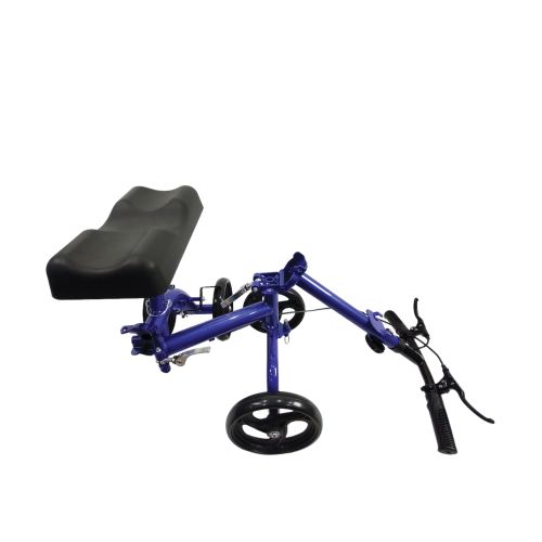 Keep Me Moving Steerable Folding Knee Scooter - BlueJay - Compact Mobility Walker