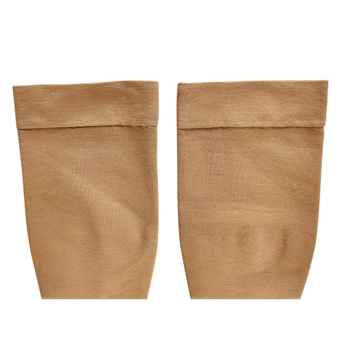 X-Large 30-40 mmHg Compression Stockings - Closed Toe, Beige - For Varicose Veins & Edema
